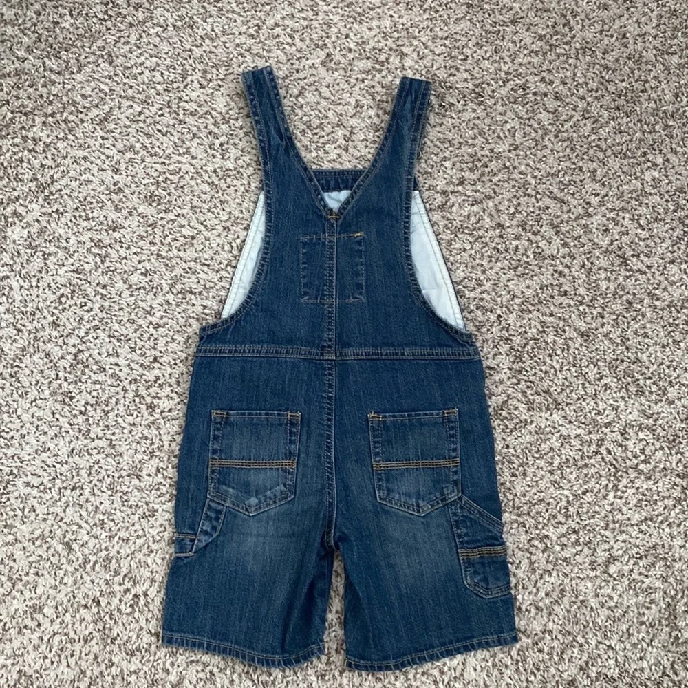 NWOT Oshkosh Girls Denim Short-Alls 5T